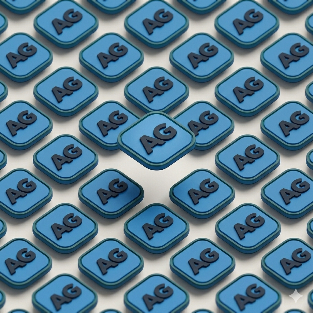 Blue AG Color Patches X3